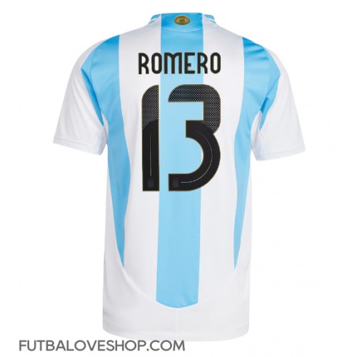 Dres Argentína Cristian Romero #13 Domáci Copa America 2024 Krátky Rukáv